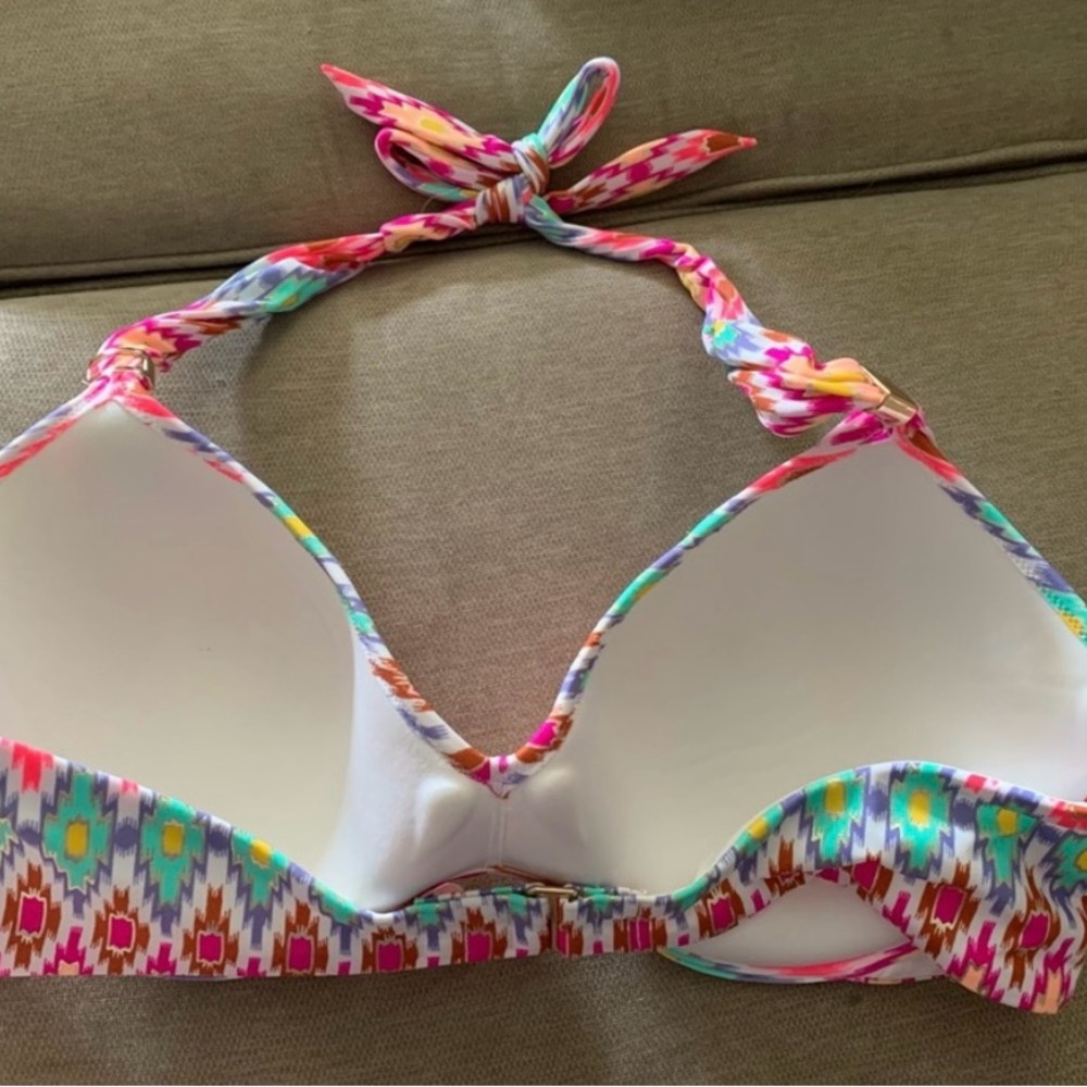 Victoria's Secret Multicolor Bikini Top - Picture 2 of 4